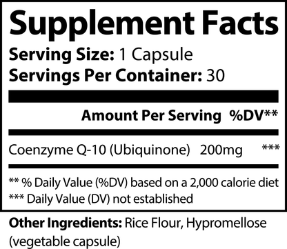 EnergyGuard CoQ10 Ubiquinone